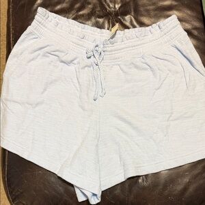aerie Light Blue Drawstring Athletic Shorts